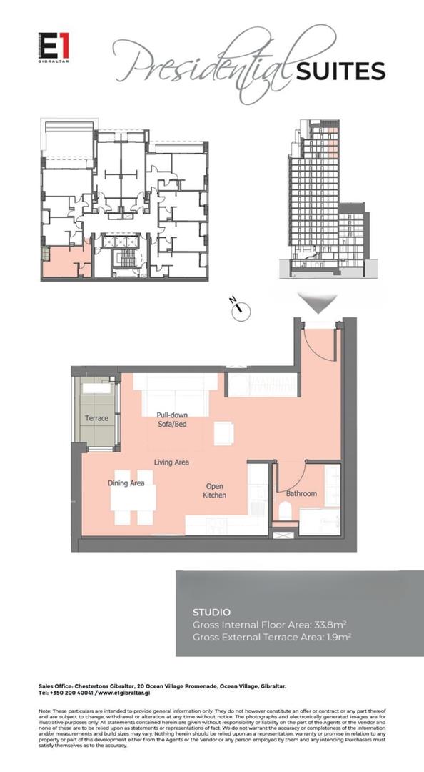 Image of Apartment - 1 Bathrooms for Sale in E1-Gibraltar, Image 12